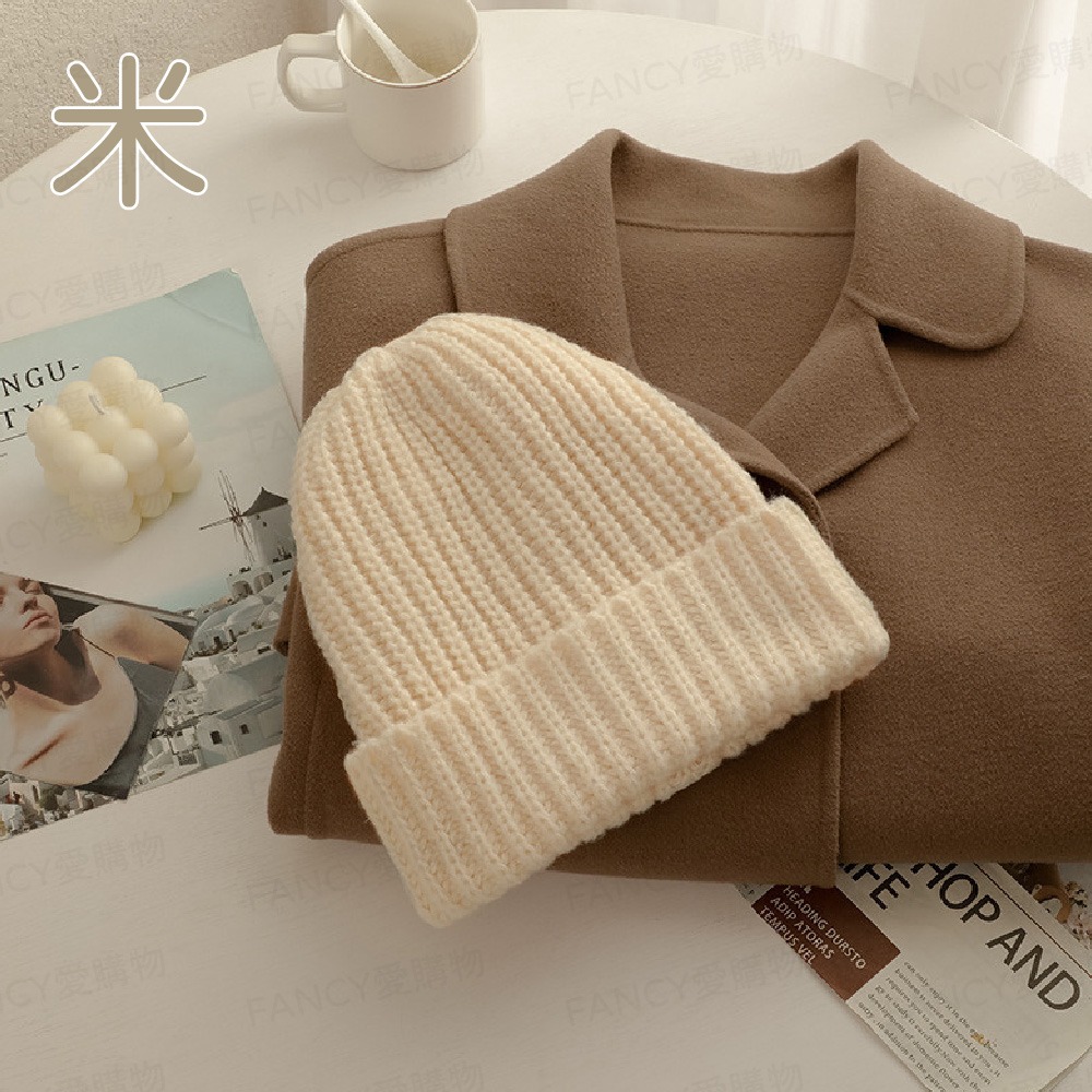 【台灣現貨滿額免運 經典保暖毛線帽】包頭帽 秋冬 毛帽 日本短毛帽 秋冬帽子 保暖帽 針織帽 針織帽子 保暖帽子-規格圖6