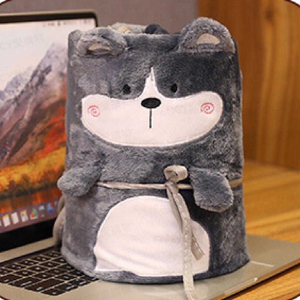 【台灣現貨滿額免運 卡通珊瑚絨小毛毯】珊瑚絨毯子 法蘭絨毛毯 卡通捲毯 空調毯 保暖 午睡毯 聖誕節 交換禮物-規格圖7