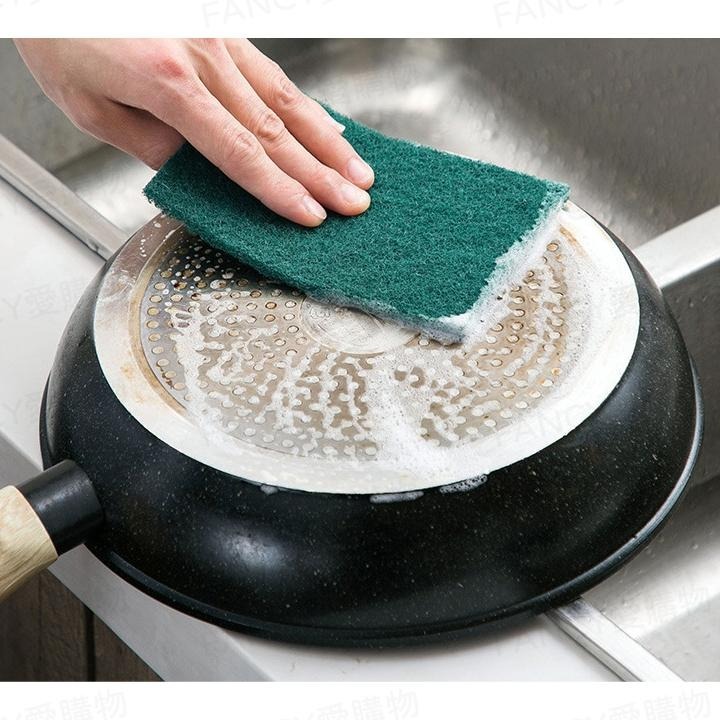 【台灣現貨滿額免運 多用途菜瓜布】菜瓜布 清潔小物 鍋刷 洗碗 廚房 清潔 廚房用品 廚房清潔 衛浴 打掃-細節圖6