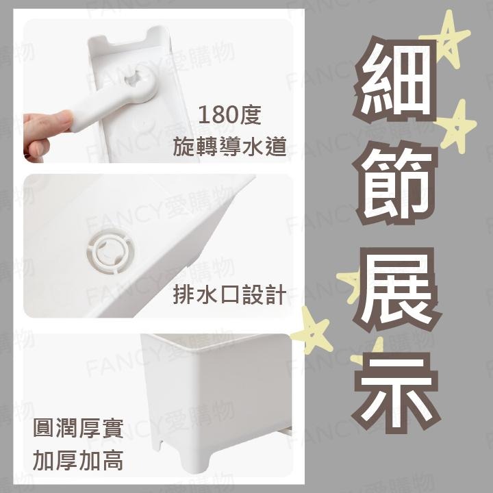 【台灣現貨滿額免運 瀝水廚餘桶】垃圾桶 瀝水桶 廚餘桶 菜瓜布收納架 收納盒 過濾廚餘 垃圾筒 可拆洗 水槽瀝水廚餘桶-細節圖5