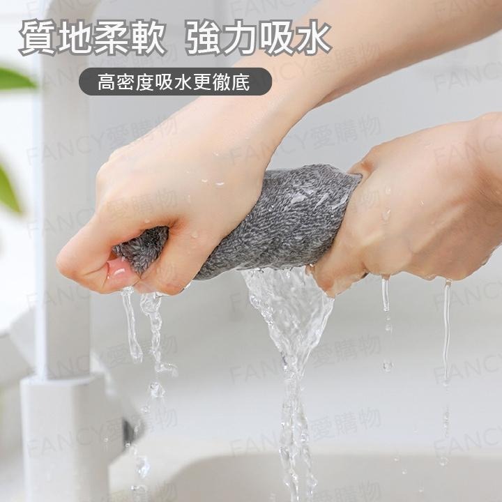 【台灣現貨滿額免運 日式竹炭抹布】吸水抹布 纖維抹布 廚房抹布 抹布 擦拭布 吸水巾 廚房清潔用品 地板方巾 去污抹布-細節圖4