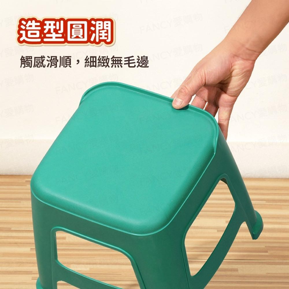 【台灣現貨滿額免運 燕尾小椅凳】凳子 椅凳 矮凳 小板凳 小椅子 浴室凳 洗澡凳 塑膠凳 塑膠椅 兒童椅-細節圖6