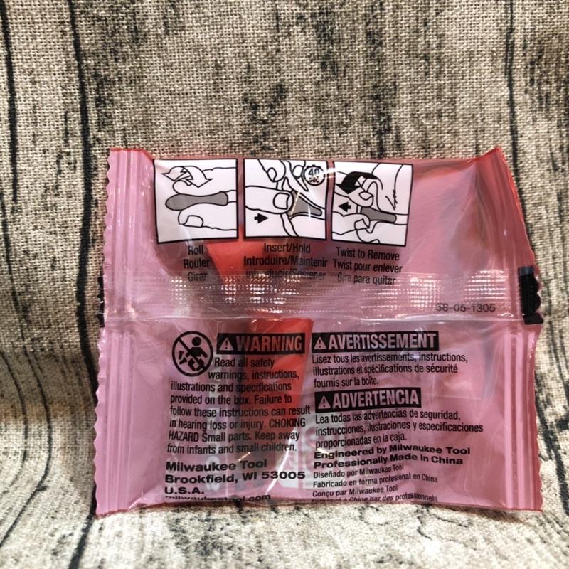 米沃奇泡棉降躁耳塞 2入裝降躁等級 NRR 32dB 隔音耳塞 防噪耳塞 48-73-3006耳塞-細節圖2