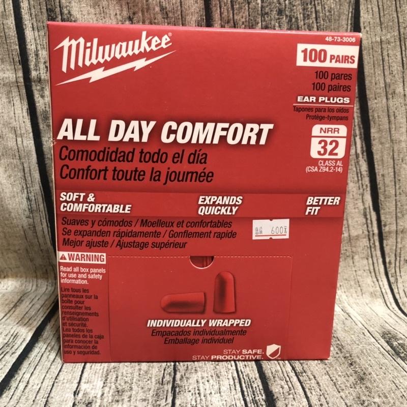 米沃奇泡棉降躁耳塞 2入裝降躁等級 NRR 32dB 隔音耳塞 防噪耳塞 48-73-3006耳塞-細節圖4