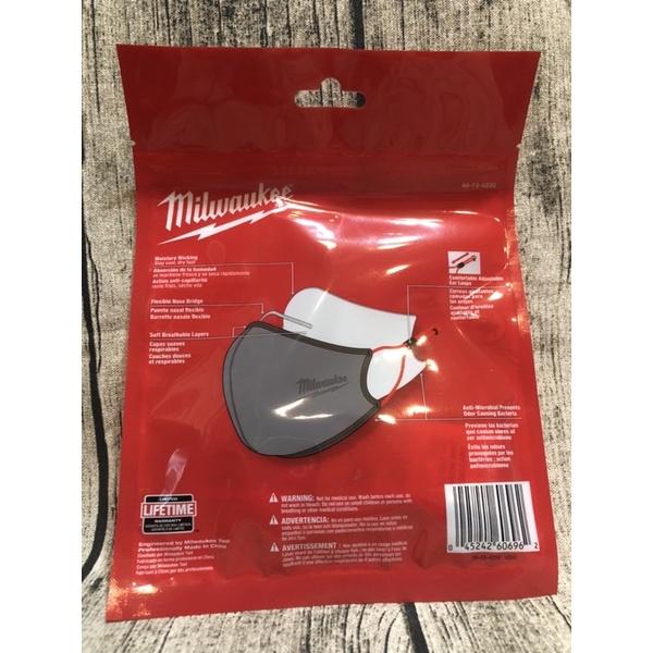 Milwaukee 美沃奇 面罩 防塵罩 灰色 二層口罩 透氣柔軟 可重複使用 48-73-4234-細節圖3