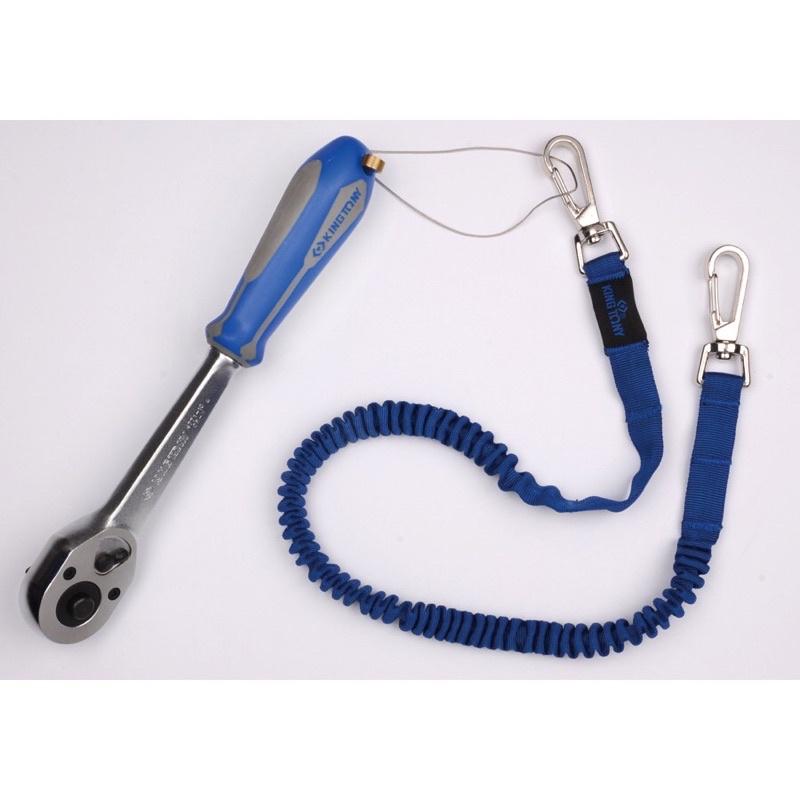 防墜繩 台灣製 KING TONY 彈性伸縮款安全繩 工具安全繩 失手繩 79A21-30-細節圖3