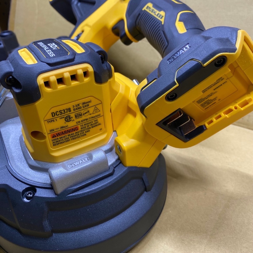 ❄️全新❄️得偉DeWALT 原廠水货DCS378 18V/20V無刷帶機 切割寬度88mm-細節圖2