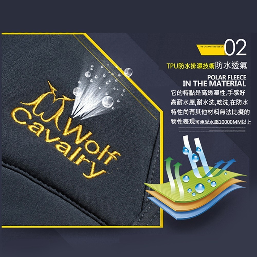 S-8XL碼✨鎮店之寶【男款賣場】防水防風保暖衝鋒褲機能褲【加絨加厚】登山釣魚滑雪工作褲【CP16002】-細節圖7