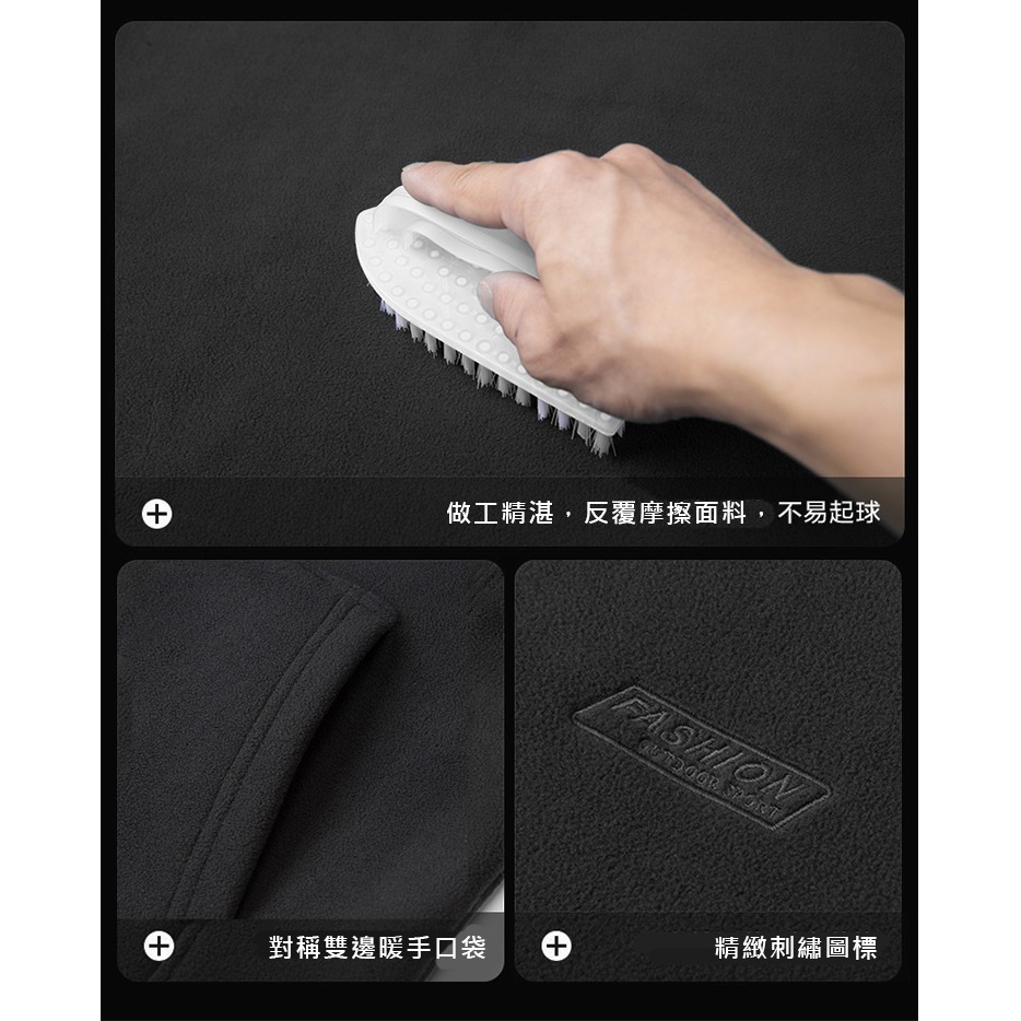 XL-8XL加大碼⭐Fleece保暖搖粒絨連帽外套 男休閒外套 抓絨袋鼠口袋連帽上衣-3色 【CP16045】-細節圖5