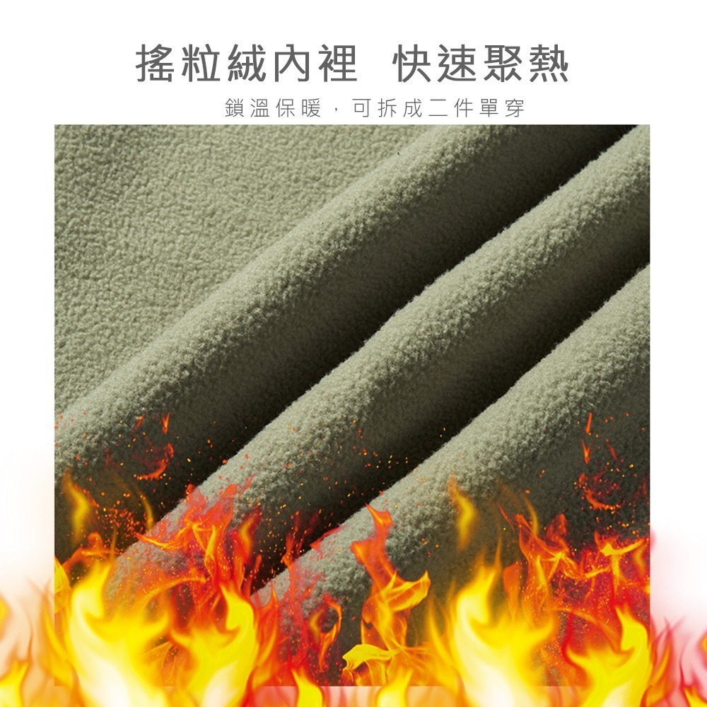 【Billgo】L~3XL碼【女款賣場】兩件套防風防水登山衝鋒衣外套 3色【CP16051】加大碼三合一戶外機能禦寒-細節圖6