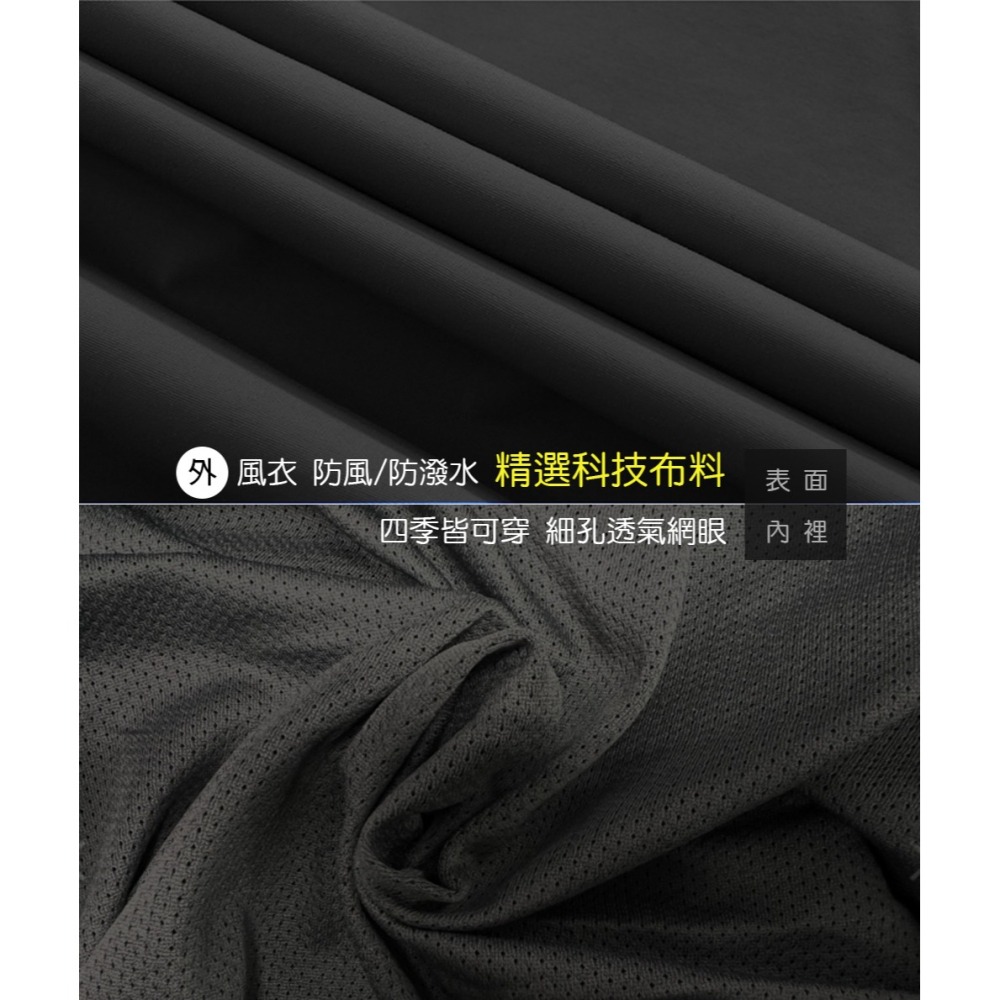 【Billgo】加大碼⭐【兩件套】禦寒三合一衝鋒衣-6色【CP16067】防風防水風衣外套 Fleece保暖立領搖粒絨-細節圖6