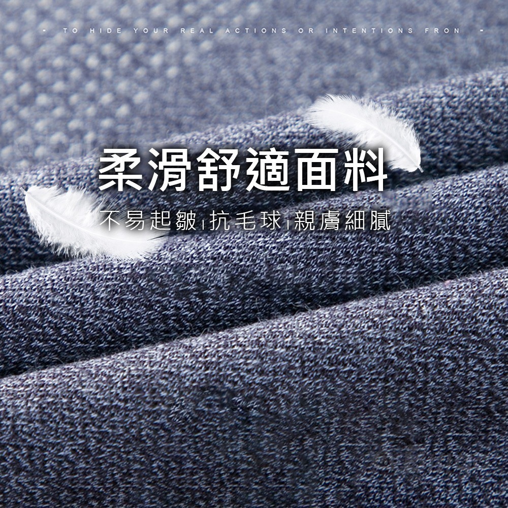 【Billgo】現貨⭐針織柔棉格紋薄長袖POLO衫-3款多色 M~3XL碼【TX163511】LOGO百搭秋冬男上衣-細節圖4