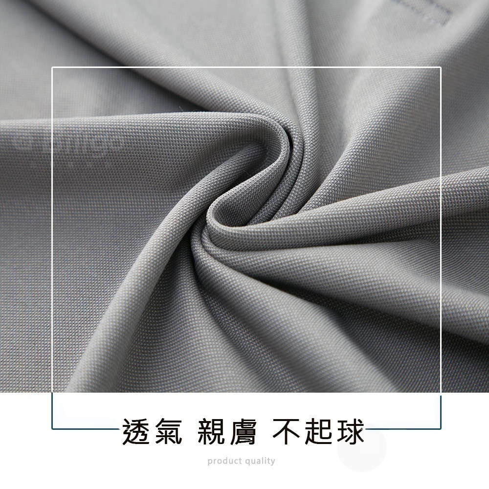 【Billgo】格紋領刺繡男短袖POLO衫5色 M~3XL碼 歐美大牌風馬旗徽章  透氣休閒V領男裝【TX164324】-細節圖4