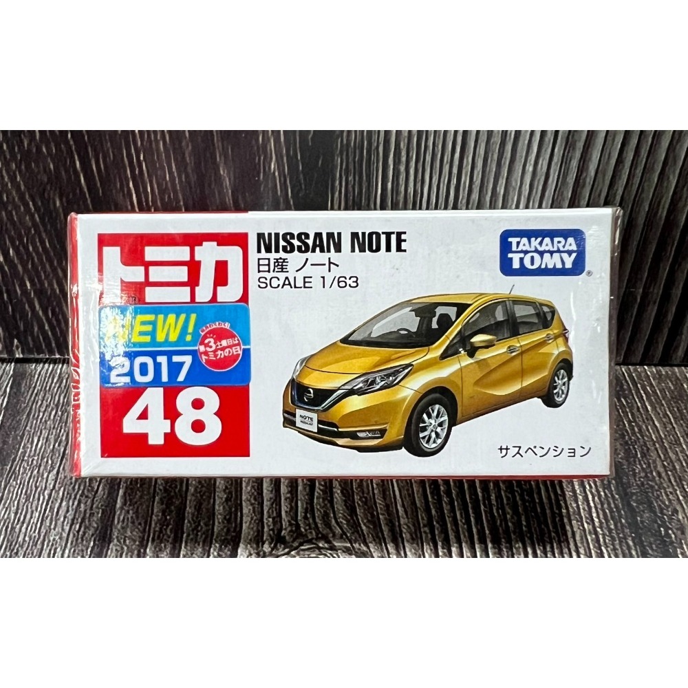 GTS》新車貼TOMICA 多美小汽車NO48 日產Nissan NOTE 879787 - gun&toys