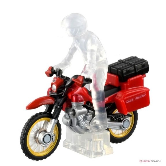 《GTS》純日貨 TOMICA 多美小汽車 NO40 消防摩托車 新車貼 188650-細節圖2