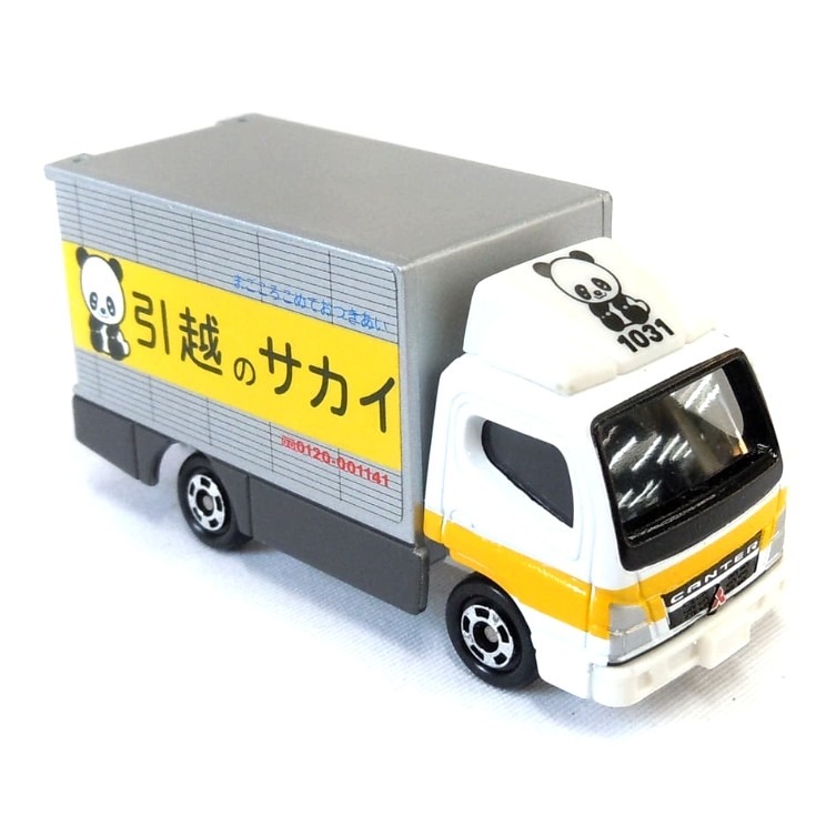 絕版 TOMICA 多美小汽車 NO29 三菱 扶桑 搬家貨車 639619-細節圖2
