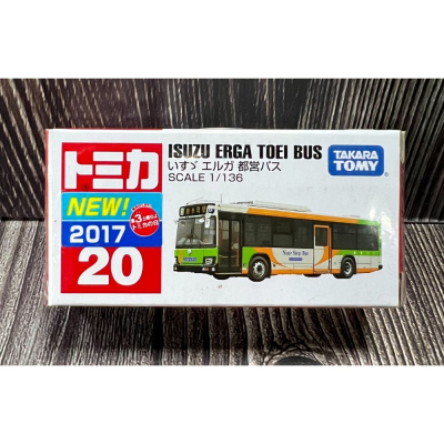 《GTS》新車貼 TOMICA 多美小汽車 NO20 ISUZU 都營巴士 879718