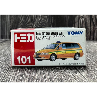 《GTS》純日貨 TOMICA 多美小汽車 NO101Honda Odyssey 旅行車出租車絕版 藍標 651994