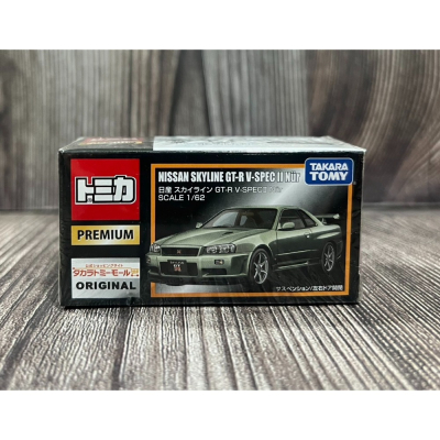 《GTS》純日貨 TOMICA 多美小汽車 PREMIUM 黑盒 限定 GT-R R34 V-spec 824336