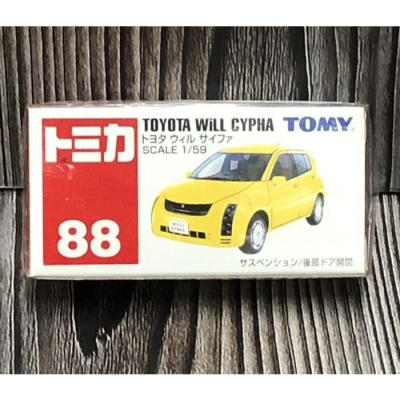《GTS》絕版藍標 純日貨TOMICA 多美小汽車 NO88 TOYOTA WILL CYPHA 654339