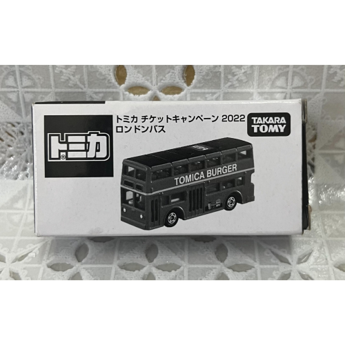 《GTS》純日貨 TOMICA 多美小汽車 黑色限定 TOMICA BURGER 倫敦巴士 雙層巴士 123456