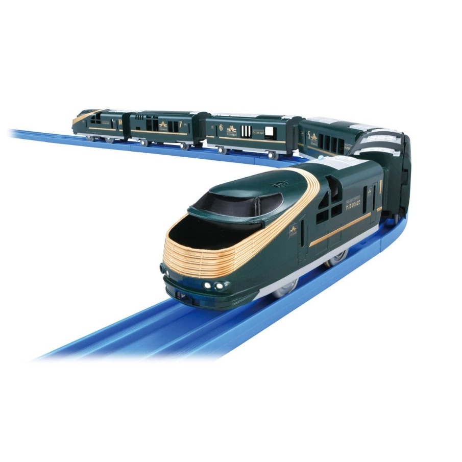 《GTS》純日貨 多美 Plarail 鐵道王國火車 4DX 曙光瑞風號 特快列車 148159-細節圖2