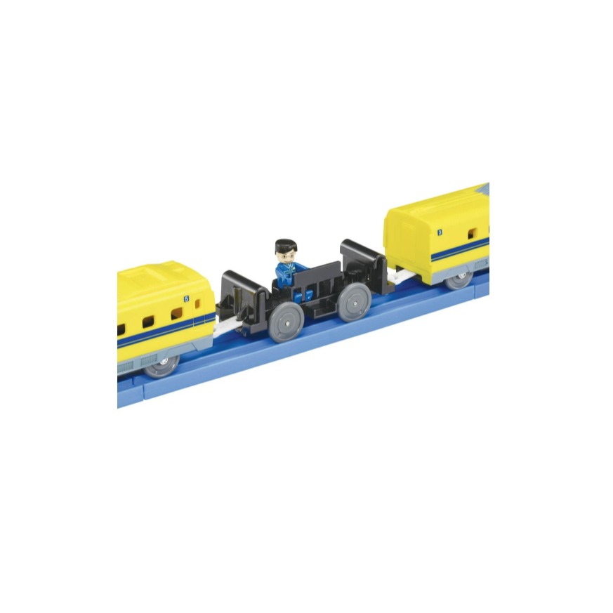 《GTS》純日貨 多美 Plarail 鐵道王國 火車923 黃博士6輛列車組 套盒 159568-細節圖3