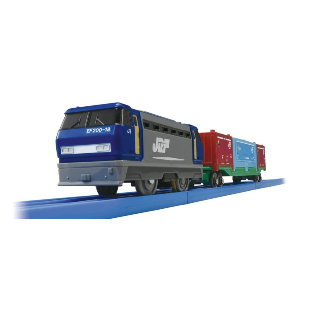 《GTS》純日貨 多美 Plarail 鐵道王國火車 S-38 長貨櫃列車 182641-細節圖2