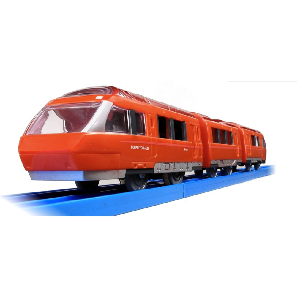 《GTS》純日貨 多美 Plarail 鐵道王國火車 S-52 小田急浪漫電車 GSE 70000形電車 887942-細節圖3