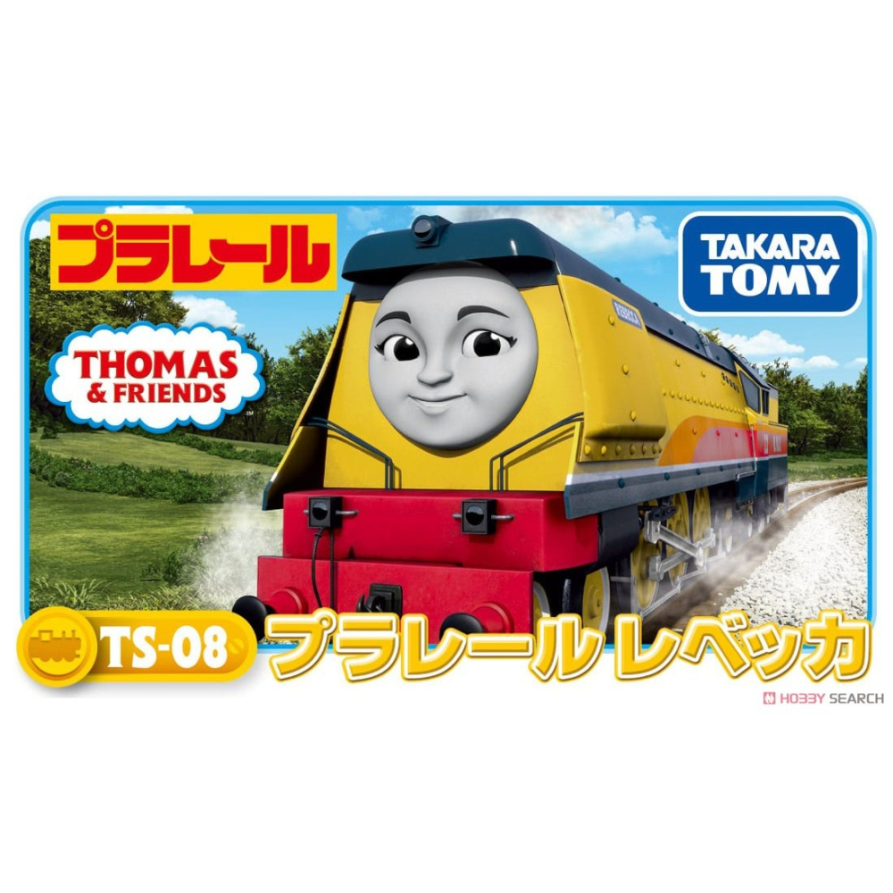 《GTS》純日貨 多美 Plarail 鐵道王國系列TS-08 湯瑪士電動軌道火車麗貝卡 129066-細節圖2