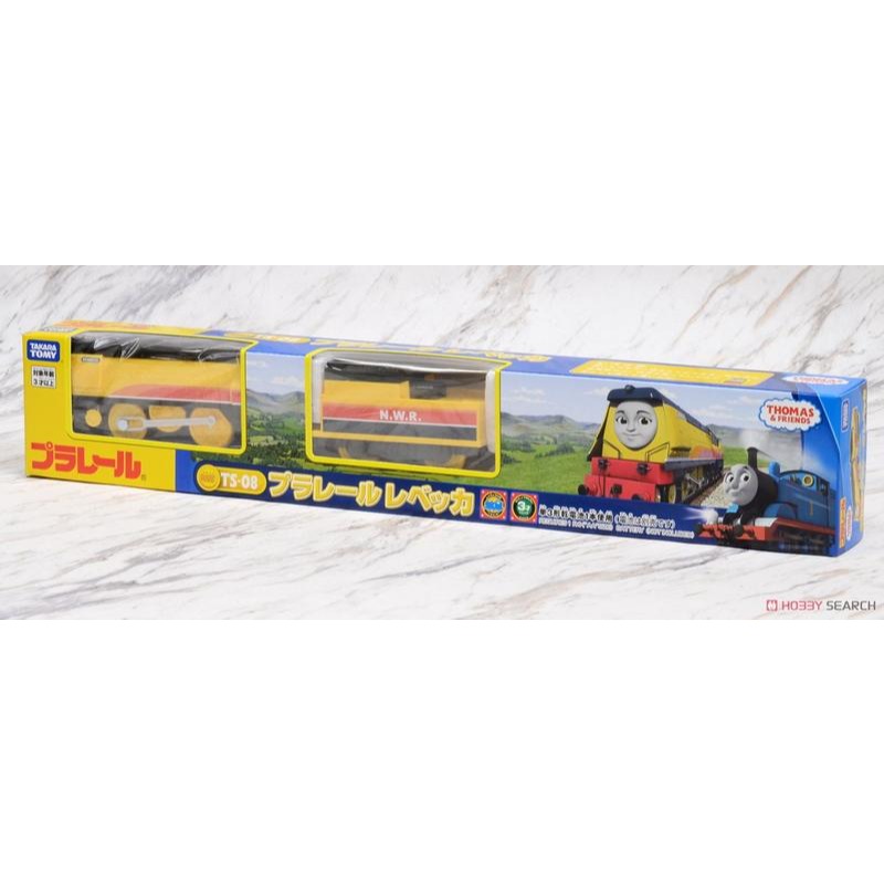 《GTS》純日貨 多美 Plarail 鐵道王國系列TS-08 湯瑪士電動軌道火車麗貝卡 129066-細節圖3