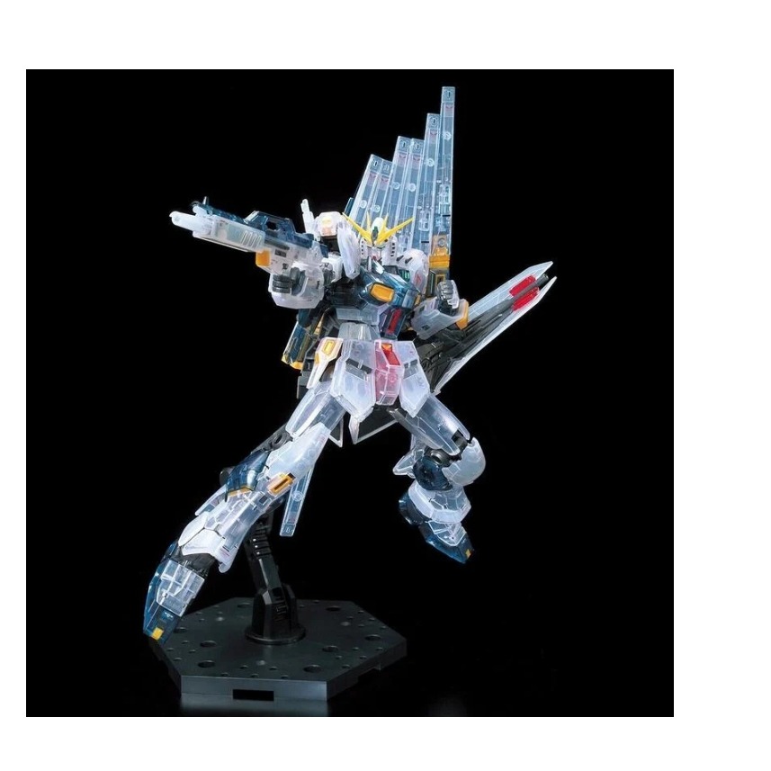 《GTS》純日貨 BANDAI 模型 RG 1/144 RX-93 牛鋼 東京台場鋼彈基地 限定透明版 5060615-細節圖4