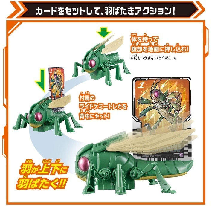 《GTS》BANDAI 假面騎士 哥查德 GOTCHARD 行動化學漏斗蝗蟲1 107688-細節圖4