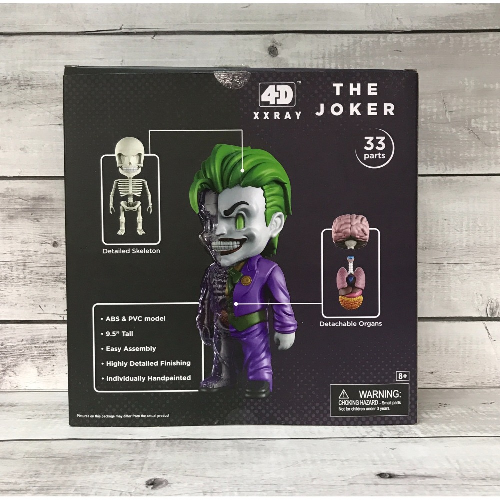 《GTS》二手 jason freeny PVC 4D XXRAY Joker 解剖小丑 (已拆封組裝) 934976-細節圖2