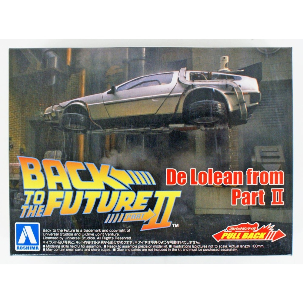 《GTS》純日貨AOSHIMA1/43回到未來 Back To The Future DeLoreanII054765-細節圖2