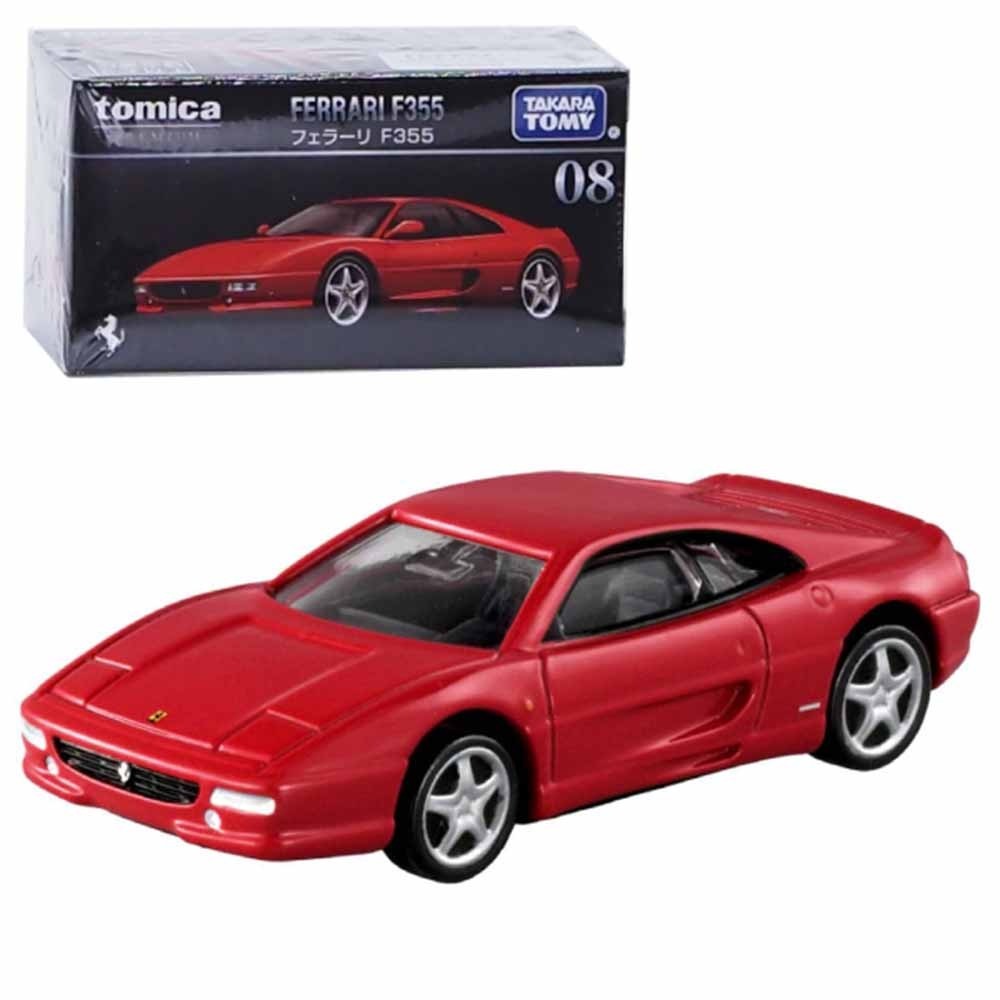 《GTS》純日貨 TOMICA 多美小汽車 黑盒 NO 08 法拉利F355 297994-細節圖2