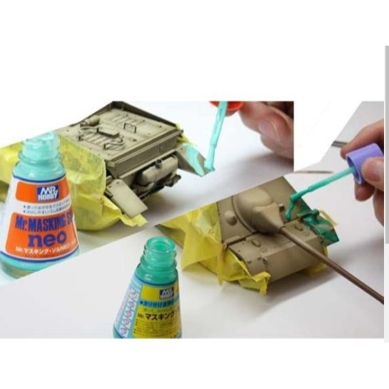 《GTS》純日貨 GSI 郡氏 M133 模型膠水 水溶性遮蓋液 25ml 235791-細節圖3