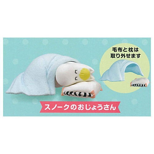 《GTS》TAKARA TOMY A.R.T.S 扭蛋 轉蛋嚕嚕米角色晚安睡眠公仔全五種販售 881077-細節圖4