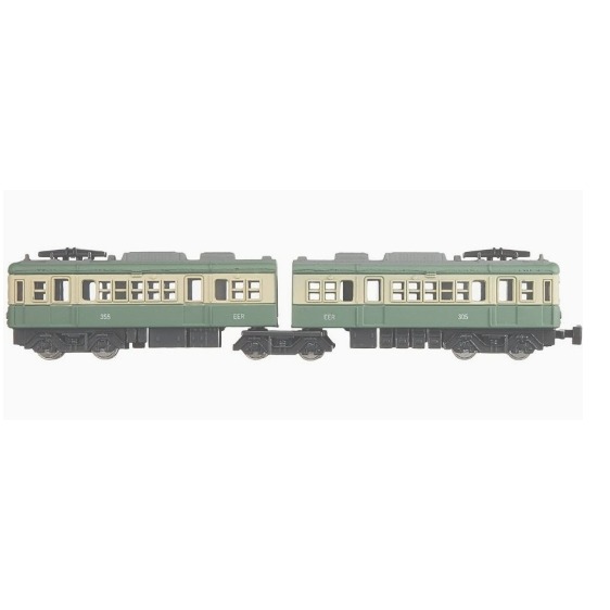 《GTS》純日貨 TRANE N Gauge 壓鑄比例模型1/150 N NO84 江之電火車 110840-細節圖2