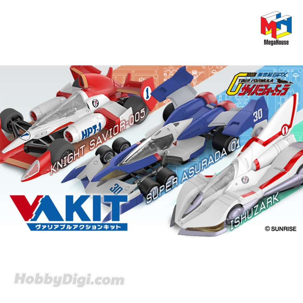 《GTS》模型 MH V.A. KIT 閃電霹靂車 超級阿斯拉01 拯夜號005 伊修薩克 套組 附特典 846762-細節圖9