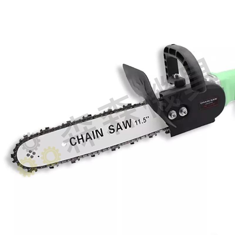 角磨機轉電鏈鋸 磨光機變電鏈鋸 套装12吋型家用木工 多功能小型木鋸 伐木鋸支架配件套【森森機具】-細節圖3