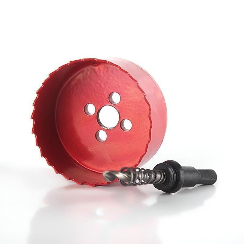 木工開孔器 PVC開孔器 19-90mm 木板 PVC板 矽酸鈣板 圓穴鑽 五金 崁燈開孔【森森機具】-細節圖4