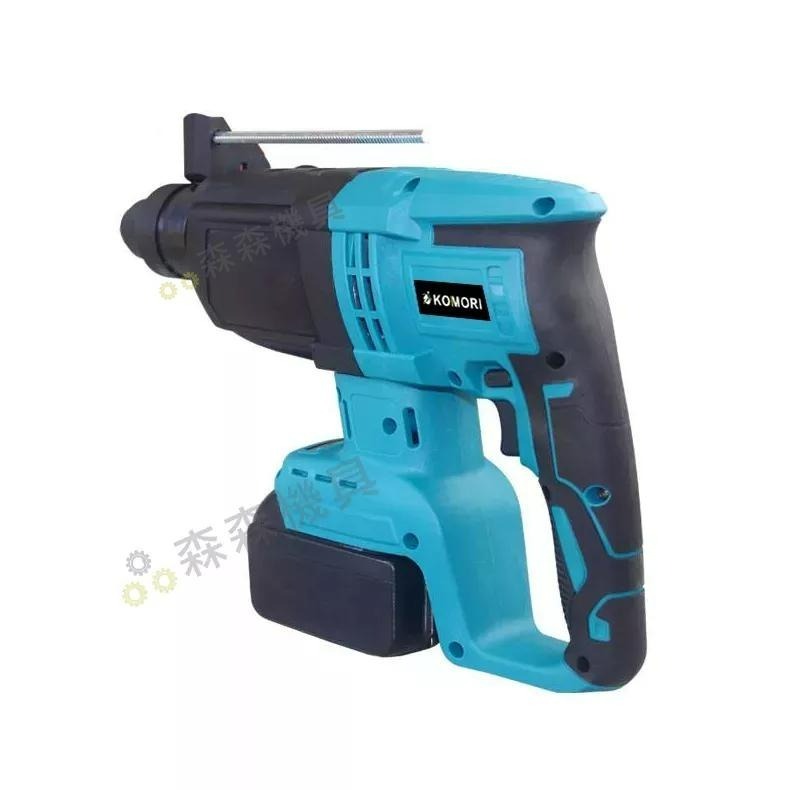 無線四溝鎚鑽 槌鑽 省力錘鑽電鑽 4溝電錘鑽 21V共享電池 無刷高扭力馬達 冷氣輕鋼架鋁門窗【森森機具】-細節圖4