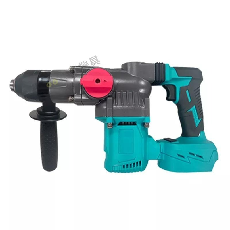 無線四溝鎚鑽 槌鑽 省力錘鑽電鑽 4溝電錘鑽 21V共享電池 無刷高扭力馬達 冷氣輕鋼架鋁門窗【森森機具】-細節圖6