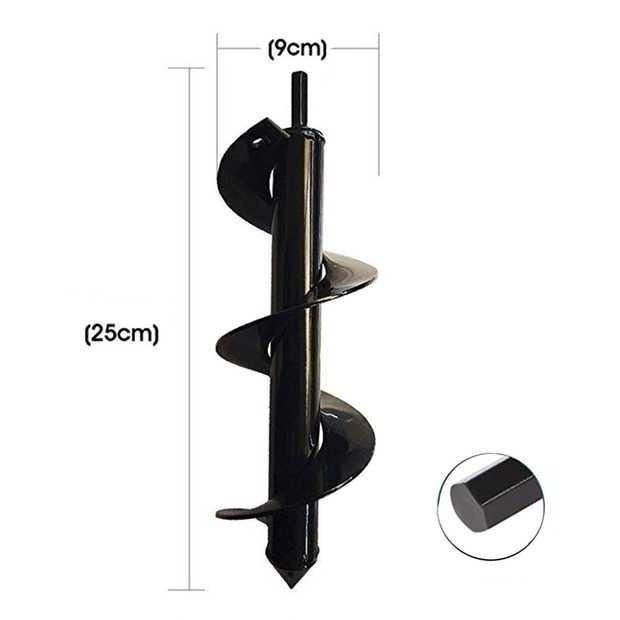鬆土鑽 園藝種植必備神器 電鑽螺旋鬆土 打洞神器 挖坑〔只宅配〕挖土 鑽土 麻花鑽頭 打洞神器 花園種花【森森機具】-細節圖5