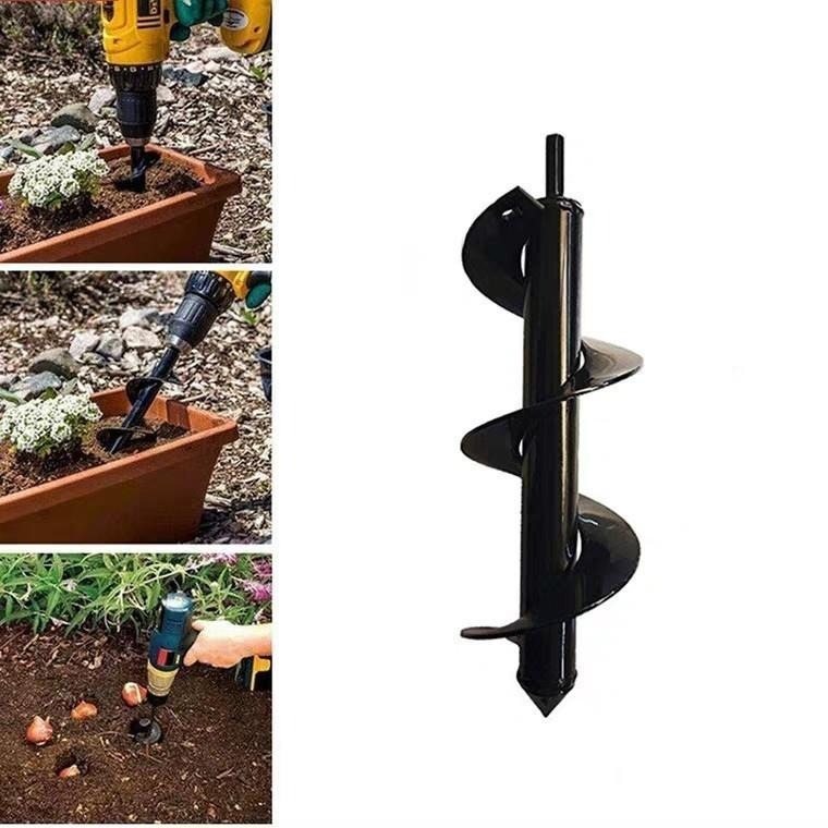 鬆土鑽 園藝種植必備神器 電鑽螺旋鬆土 打洞神器 挖坑〔只宅配〕挖土 鑽土 麻花鑽頭 打洞神器 花園種花【森森機具】-細節圖9
