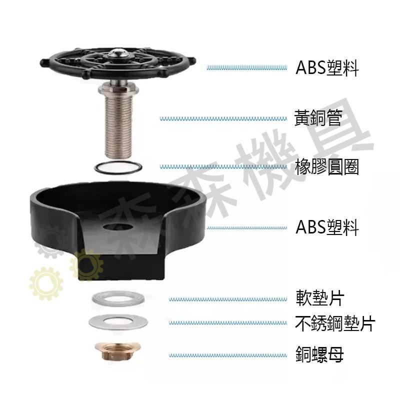 吧台洗杯器 高壓洗杯器 ABS 不銹鋼 鏽鋼噴洗 咖啡奶茶KTV 洗杯器 高壓水頭自動洗杯器【森森機具】-細節圖8