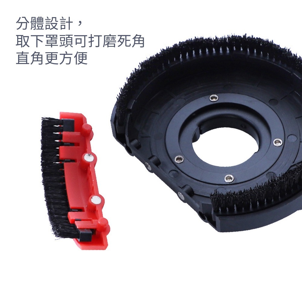 【Komori 森森機具】4吋 100型 角磨機防塵罩 砂輪機 打磨切割 吸塵罩 集塵罩 100mm 防護罩 接吸塵器-細節圖7