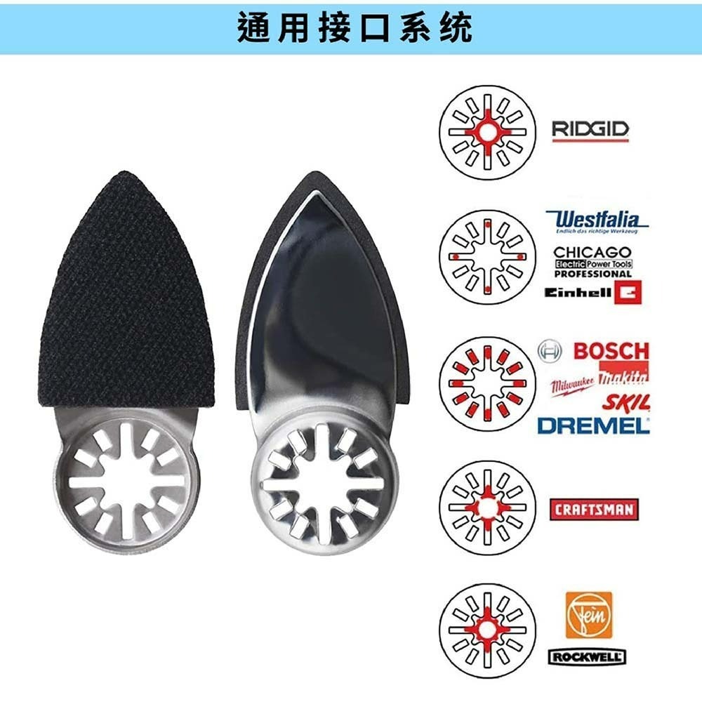 【Komori 森森機具】磨切機 三角砂紙 電動磨切機 萬用寶 魔鬼氈三角砂紙 切石機 磨石機 磨削機-細節圖4