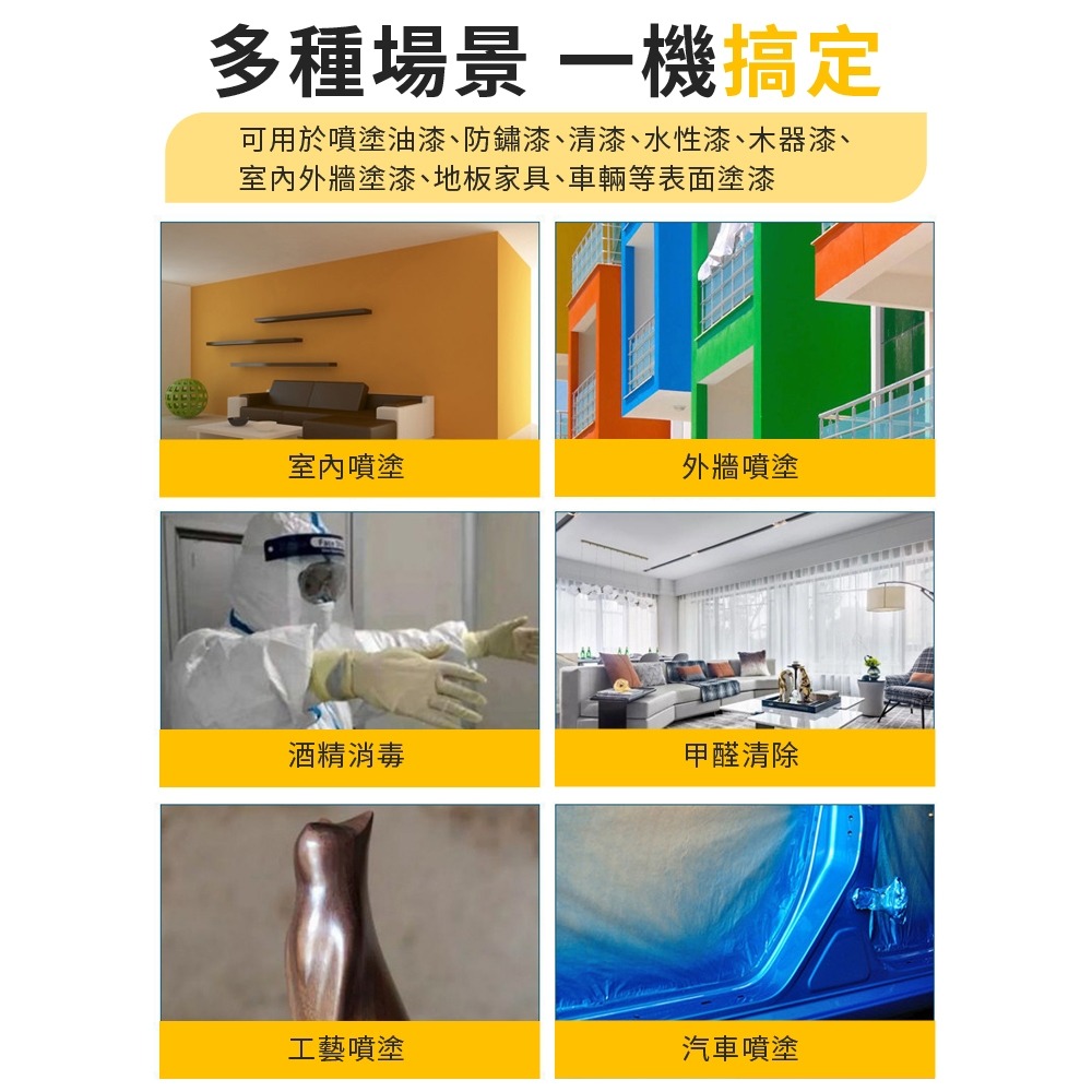 【Komori 森森機具】現貨 110V噴漆槍 噴漆噴槍 電動噴漆槍 噴塗 油漆乳膠漆水泥漆噴塗機 噴壺 塗刷 現貨-細節圖3